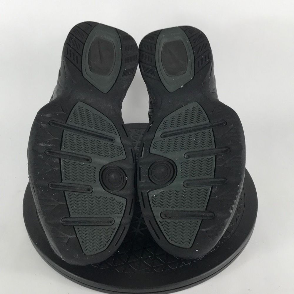 Nike Air Monarch IV Triple Black Comfort Walking Shoes 415445-001 Mens Size 11.5 - Picture 10 of 12